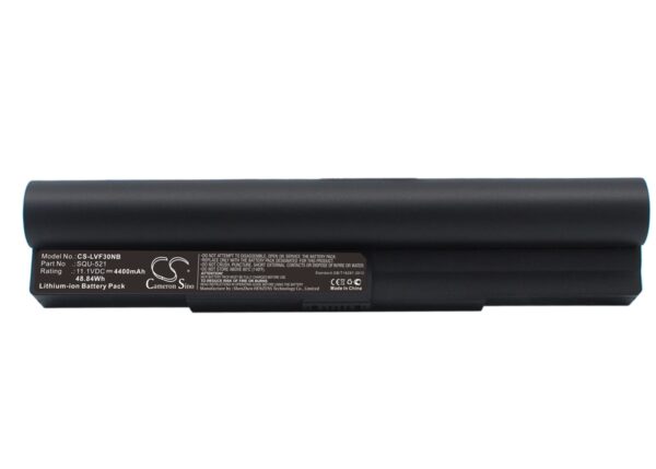 Lenovo  3UR18650-2-QC-CW3, 3UR18650F-2-QC-CW3A, SQU-521, SQU-521 916C4840F, SQU-521 916C5120F CS-LVF30NB
