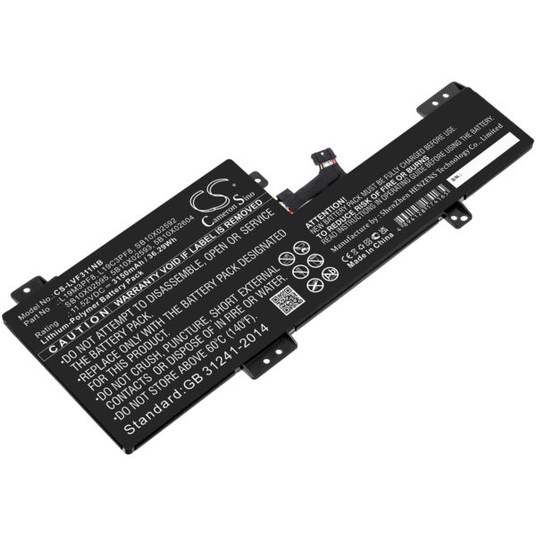 Lenovo  5B10X02593, 5B10X02604, L19C3PF8, L19M3PF8, SB10X02592, SB10X02595 CS-LVF311NB