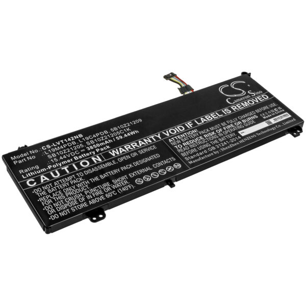Lenovo  5B10Z21209, L19C4PDB, L19M4PDB, SB10Z21205, SB10Z21205C1K CS-LVT142NB