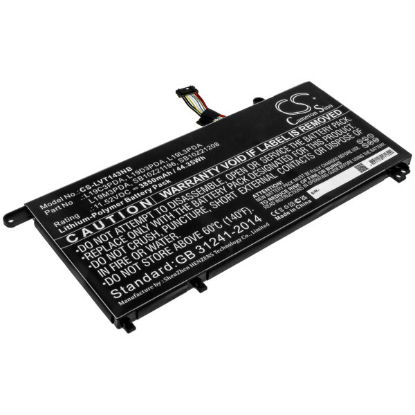 Lenovo  L19C3PDA, L19D3PDA, L19L3PDA, L19M3PDA, SB10Z21196, SB10Z21208 CS-LVT143NB