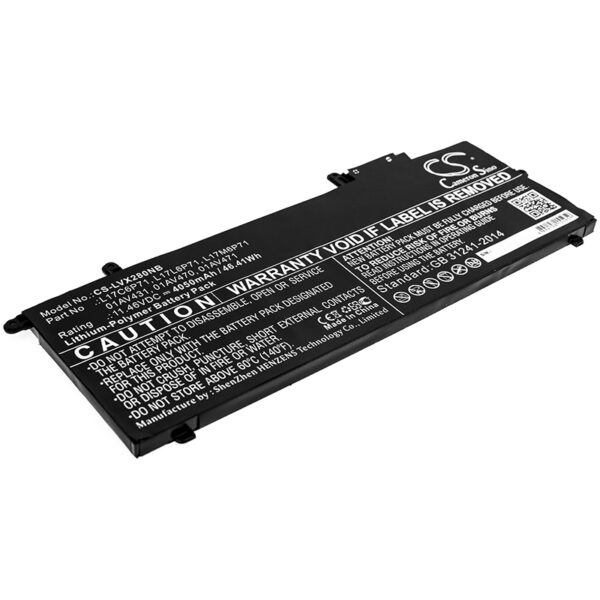 Lenovo  01AV431, 01AV470, 01AV471, 01AV472, 5B10W13920, 5B10W13921, L17C6P71, L17L6P71, L17M6P71, L17S6P71, SB10K97617, SB10K97618, SB10K97619, SB10T83163, SB10T83164, SB10T83165 CS-LVX280NB