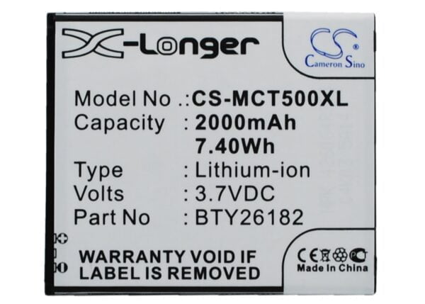 Mobistel  BTY26182, BTY26182Mobistel/STD CS-MCT500XL