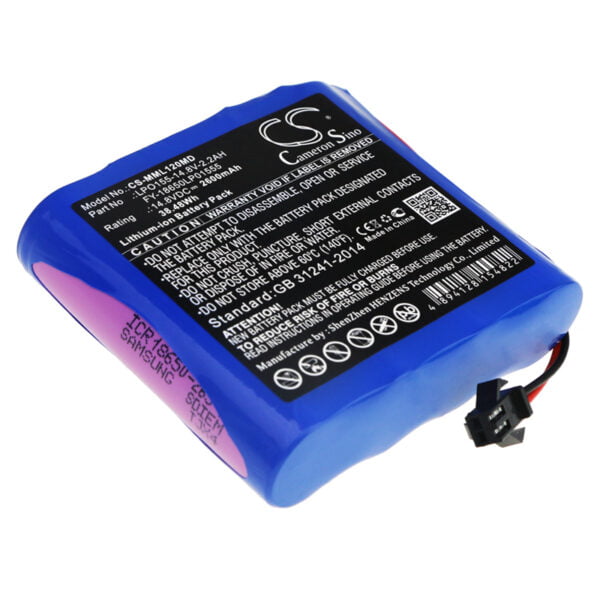 Million  FY-18650LP01555, LPO155-14.8V-2.2AH CS-MML120MD