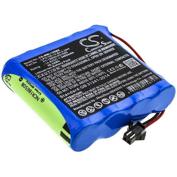 Million  FY-18650LP01555, LPO155-14.8V-2.2AH CS-MML120MX