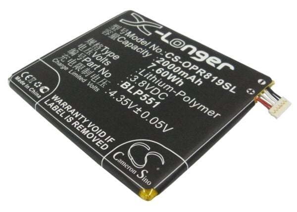OPPO  BLP551 CS-OPR819SL