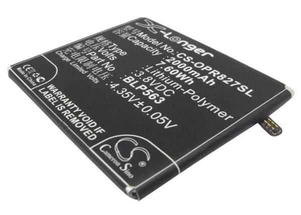 OPPO  BLP563 CS-OPR827SL