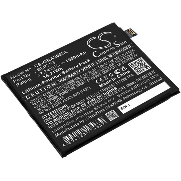 OPPO  BLP783 CS-ORA200SL