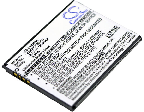 Alcatel  BY71, CAB31P0000C1, CAB31P0001C1, TB-4T0058200 CS-OT990SL