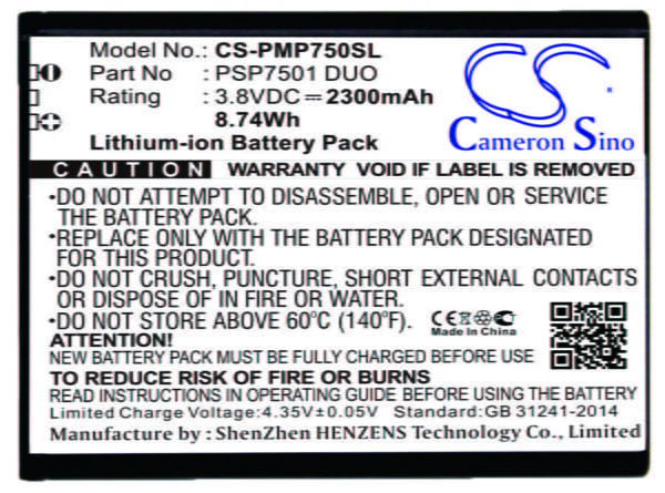 Prestigio  PSP7501 DUO CS-PMP750SL