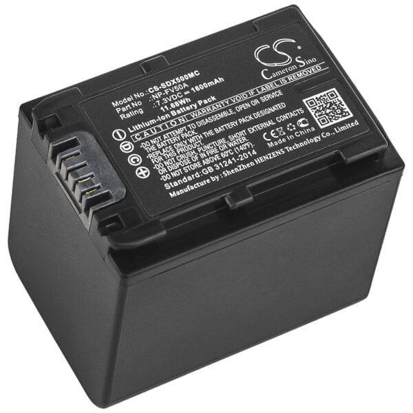 Sony  NP-FV50A CS-SDX500MC