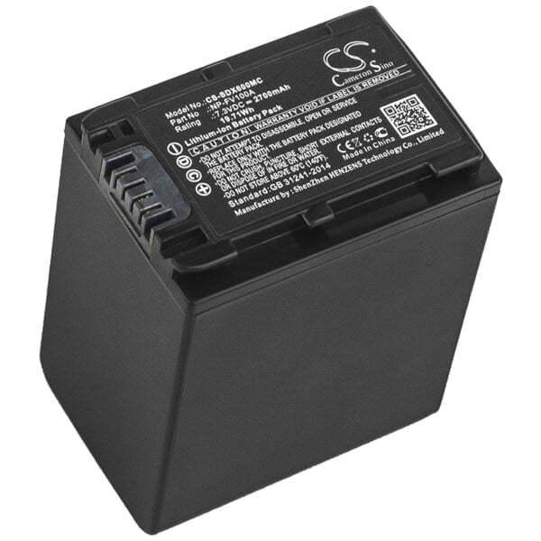 Sony  NP-FV100A CS-SDX600MC