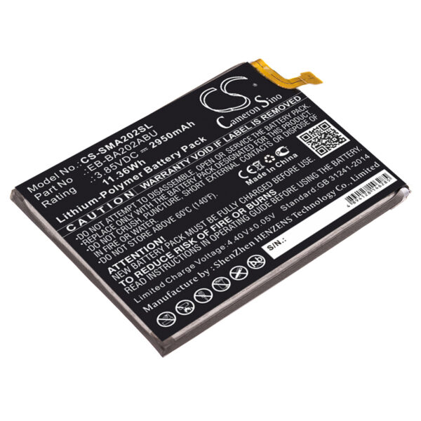 Samsung  EB-BA202ABU, GH82-20188A CS-SMA202SL