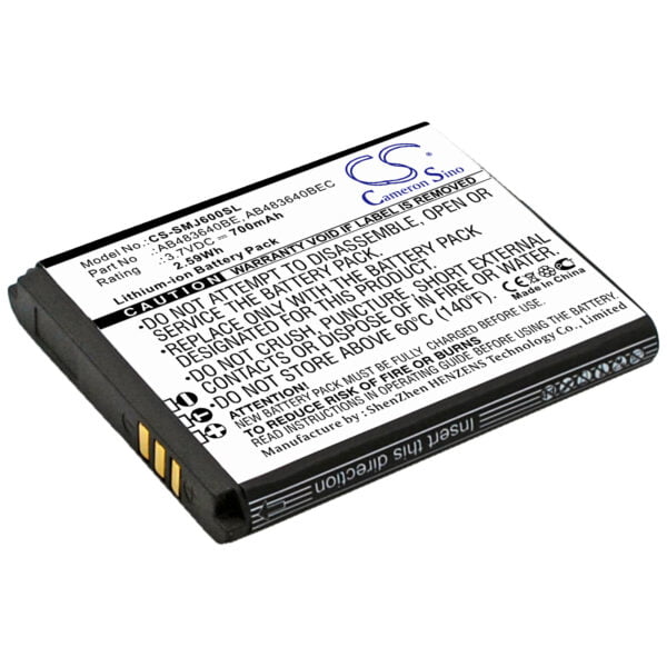 Samsung  AB483640BE, AB483640BEC, AB483640BU, AB483640DU, BST3108BC CS-SMJ600SL