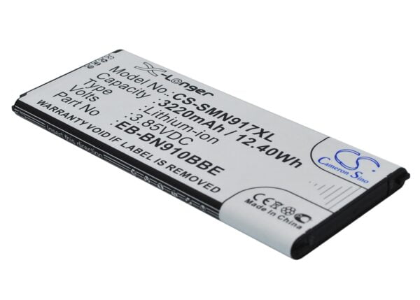 Samsung  EB-BN910BBE, EB-BN910BBK, EB-BN910BBT, EB-BN910BBU CS-SMN917XL
