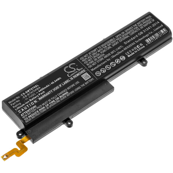 Samsung  AA1GA12BS, EB-BT670ABA, GH43-04548A, RF2GA0472XV CS-SMT670SL