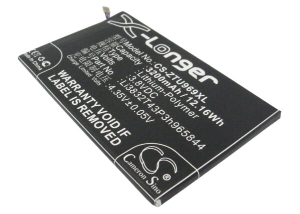 ZTE  Li3832T43P3h965844, Li3834T43P3h965844 CS-ZTU969XL