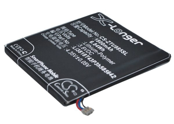 ZTE  Li3716T42P3h585642, Li3818T43P3h585642 CS-ZTU985SL
