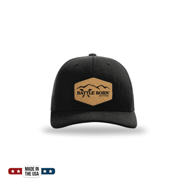Battle Born Leather Patch Hat