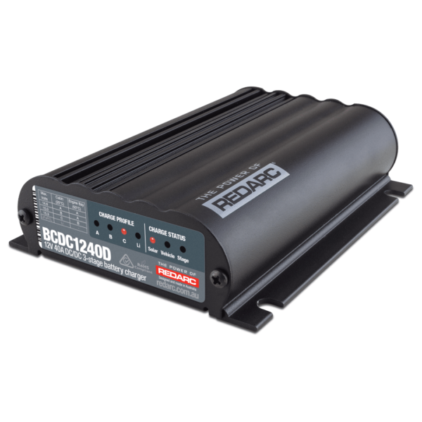 Redarc DC-DC Charger 12V 40A In-Vehicle DC-DC Battery Charger