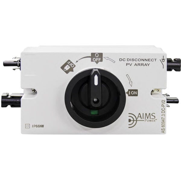 AIMS Power Solar PV DC Quick Disconnect Switch 1200V 32 Amps