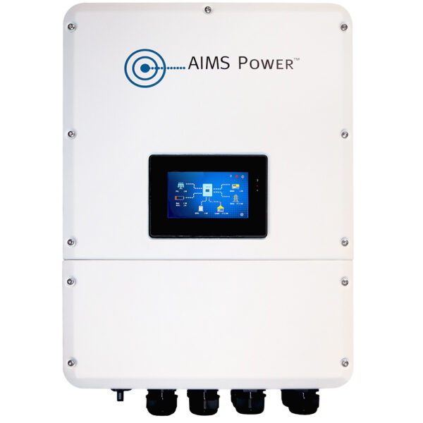 Hybrid Inverter Charger 9.6 kW Power Output 15 kW Solar Input Grid Tie & Battery Back Up