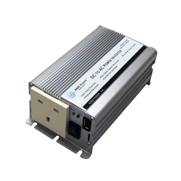 400 Watt Power Inverter UK Plug 230 Volt European with Cables 12 Volt