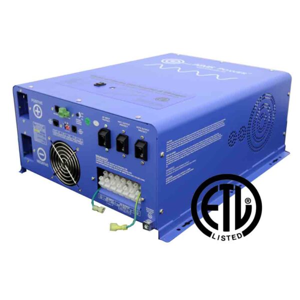 4000 WATT PURE SINE INVERTER CHARGER 24Vdc TO 120/240Vac OUTPUT LISTED TO UL & CSA