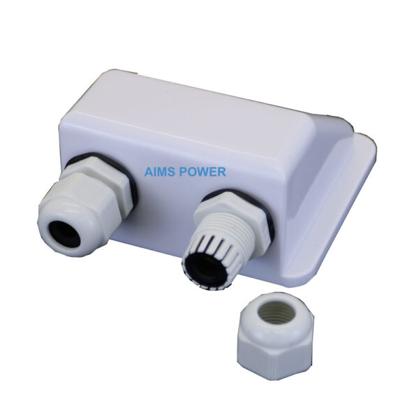 Solar Double Cable Entry Gland Weatherproof for RV Boat Van Bus Roof