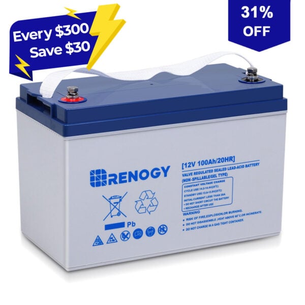 Deep Cycle Hybrid GEL Battery 12 Volt 100Ah
