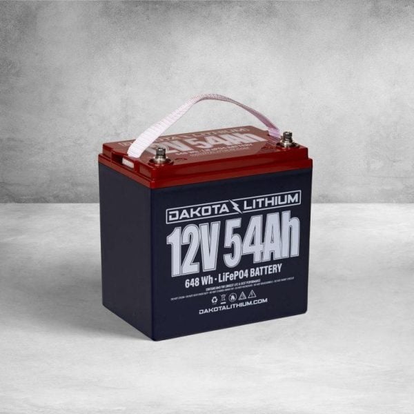 Dakota Lithium 12v 54Ah Deep Cycle LiFePO4 Battery