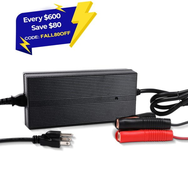 12V 20A AC-to-DC LFP Portable Battery Charger