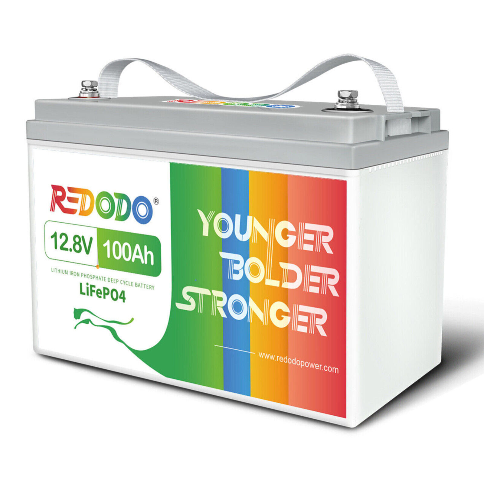 Redodo LiFePO4 Lithium Battery 12V 100Ah for RV Off-grid Solar