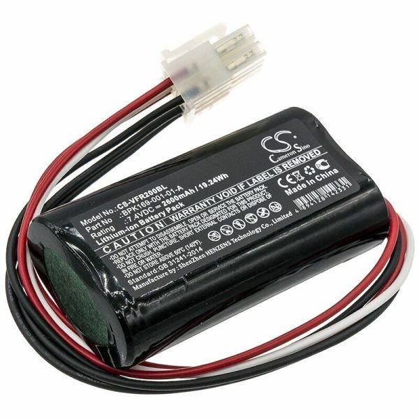 2600mAh Battery For VeriFone PCA169-001-01,PCA169-404-01-A,Ruby 2,Ruby CI